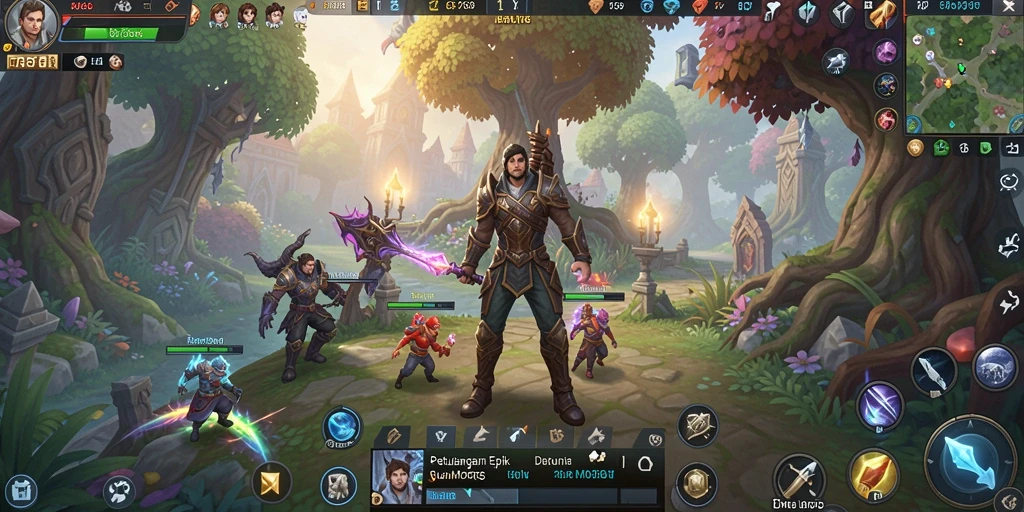 Tangkapan layar gameplay seru dari 8768, petualangan dalam dunia MMORPG.