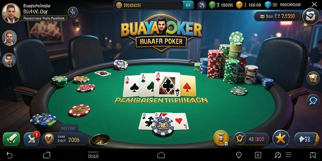 Tampilan menarik dan gameplay seru di BUAYAPOKER.