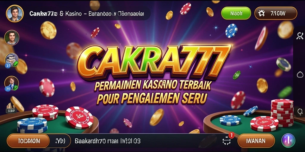 Tampilan permainan Kasino yang menarik dan menegangkan di CAKRA777.