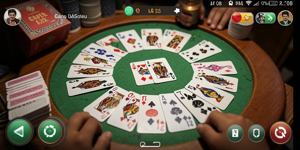 Tangkapan layar F08 menampilkan gameplay Gaple yang seru dan menantang.