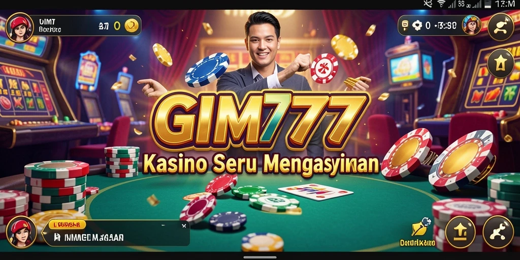 Tampilan gameplay GIM777 yang penuh warna dan menarik.