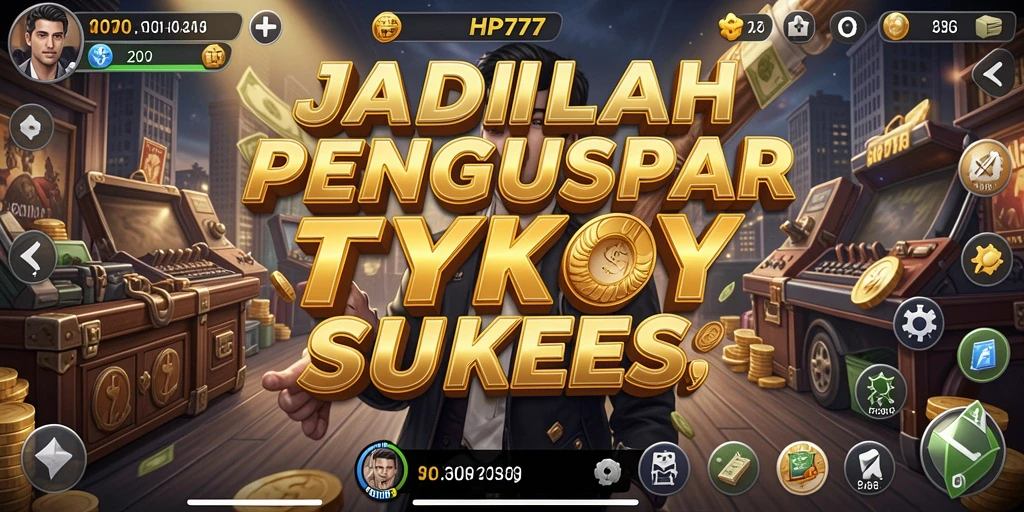 Tampilan gameplay HP777 yang mendebarkan dalam membangun bisnis Tycoon.