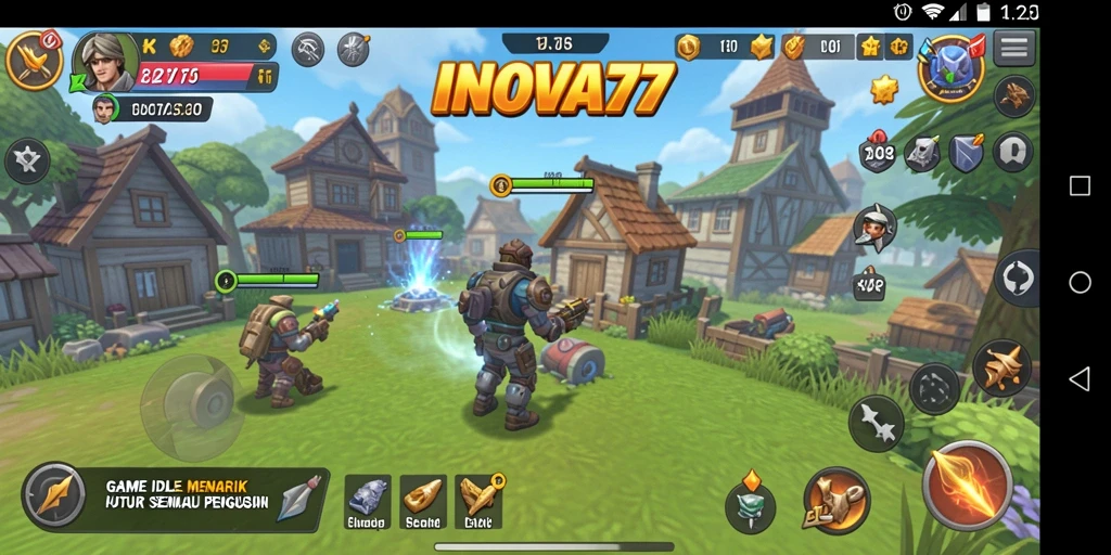 Gameplay Idle yang menarik dan interaktif dari INOVA77.
