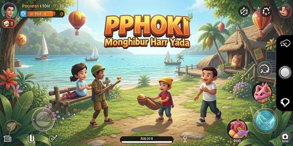 Tampilan gameplay PPHOKI yang menghibur dan menarik.