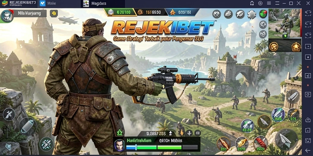 Tampilan gameplay menarik dari REJEKIBET dengan grafis SLG yang memukau.