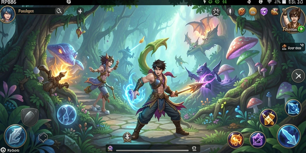 Tampilan menakjubkan dari gameplay RPG yang mendebarkan.