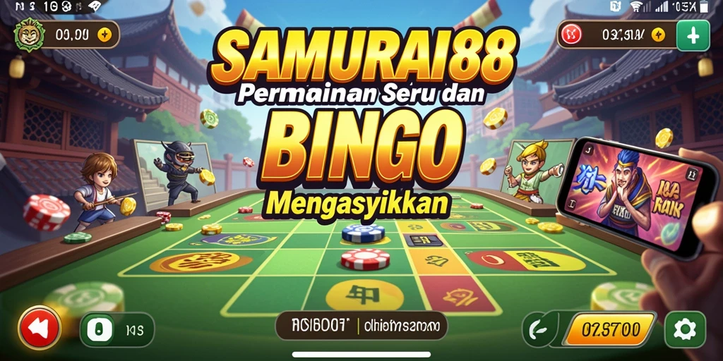 Screenshot gameplay SAMURAI88 yang menunjukkan aksi Bingo yang seru.